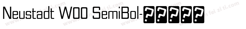 Neustadt W00 SemiBol字体转换